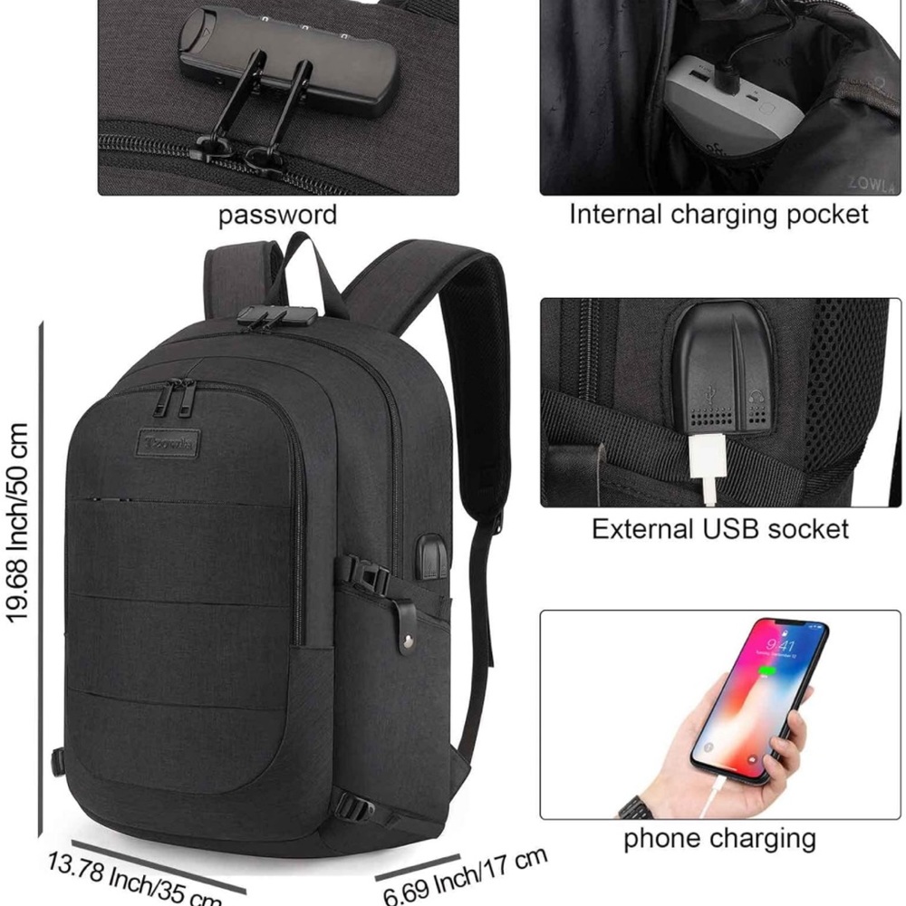 Black Backpack - Picture 4 of 7